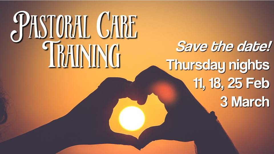 2016 03 03 - Pastoral Care Training 2016 03 03 - Pastoral Care Training